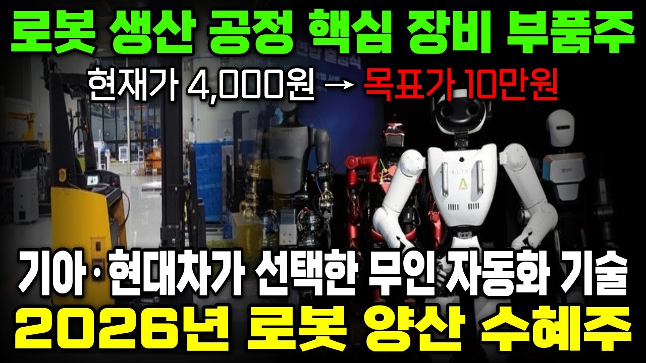 [러셀] 반도체 캐시카우 위에 로봇을 얹다, 생산 공정 핵심 장비주로 재평가 시작!!