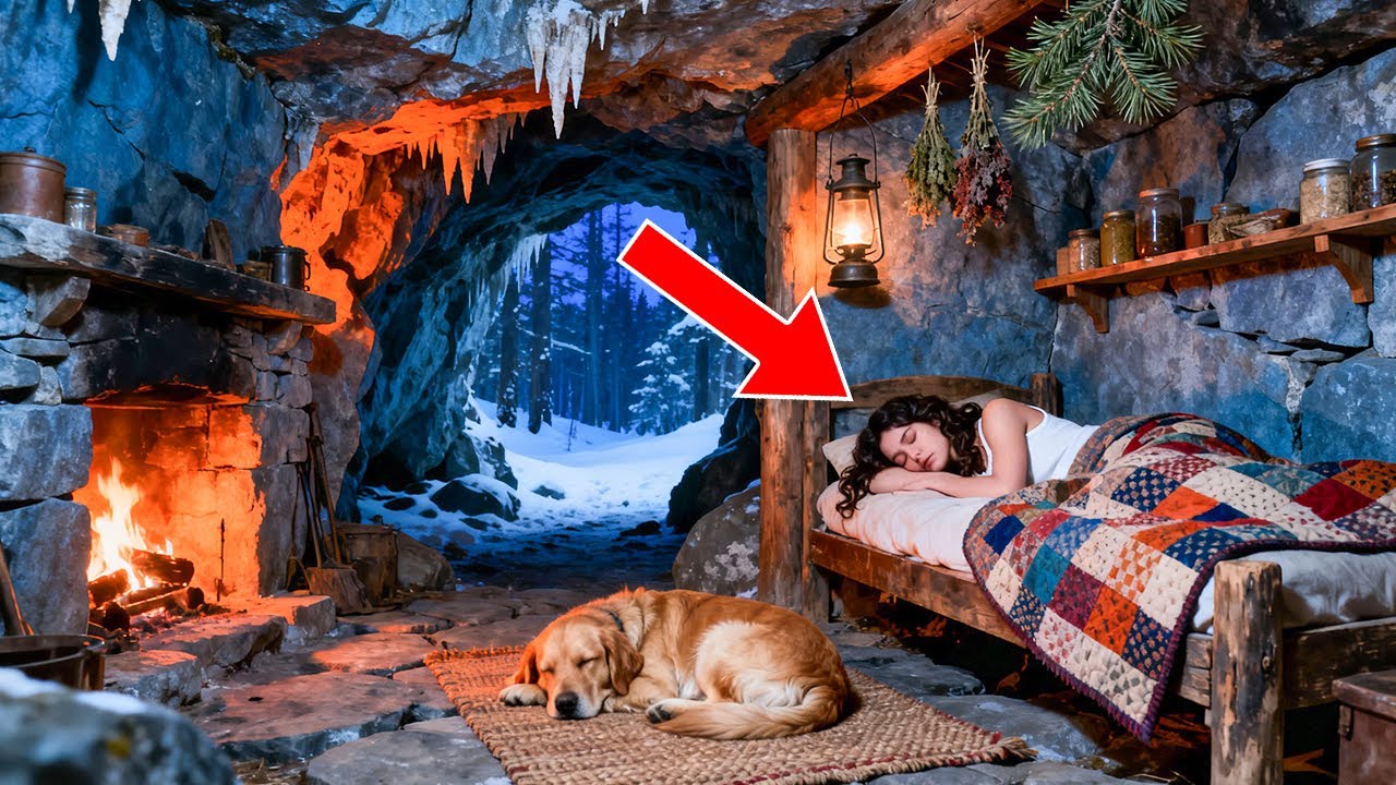 They Mocked Her For Building a Hidden Shelter In a Cave - Until Winter Proved Her Right