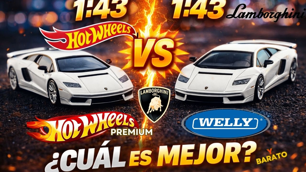 HOT WHEELS PREMIUM VS WELLY  1:43 /// No Te Esperabas Esto