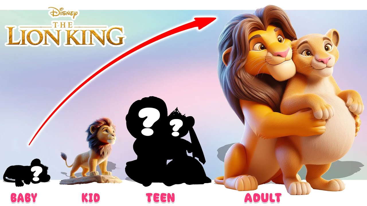 The Lion KING new Growing Up Compilation | Shiny Cartoon