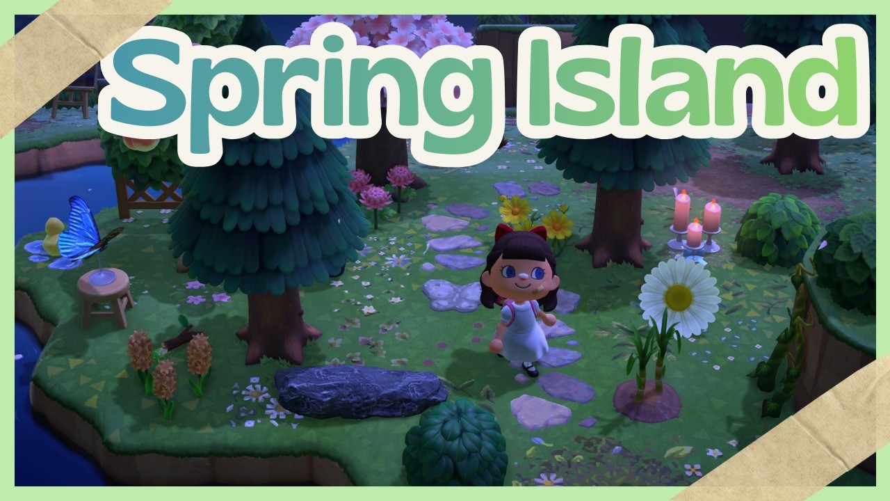 Экскурсия по сказочному Весеннему острову | Адрес мечты в Animal Crossing New Horizons