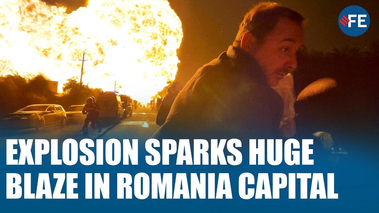 Blaze In Bucharest After Explosion Triggers Massive Power Plant Fire