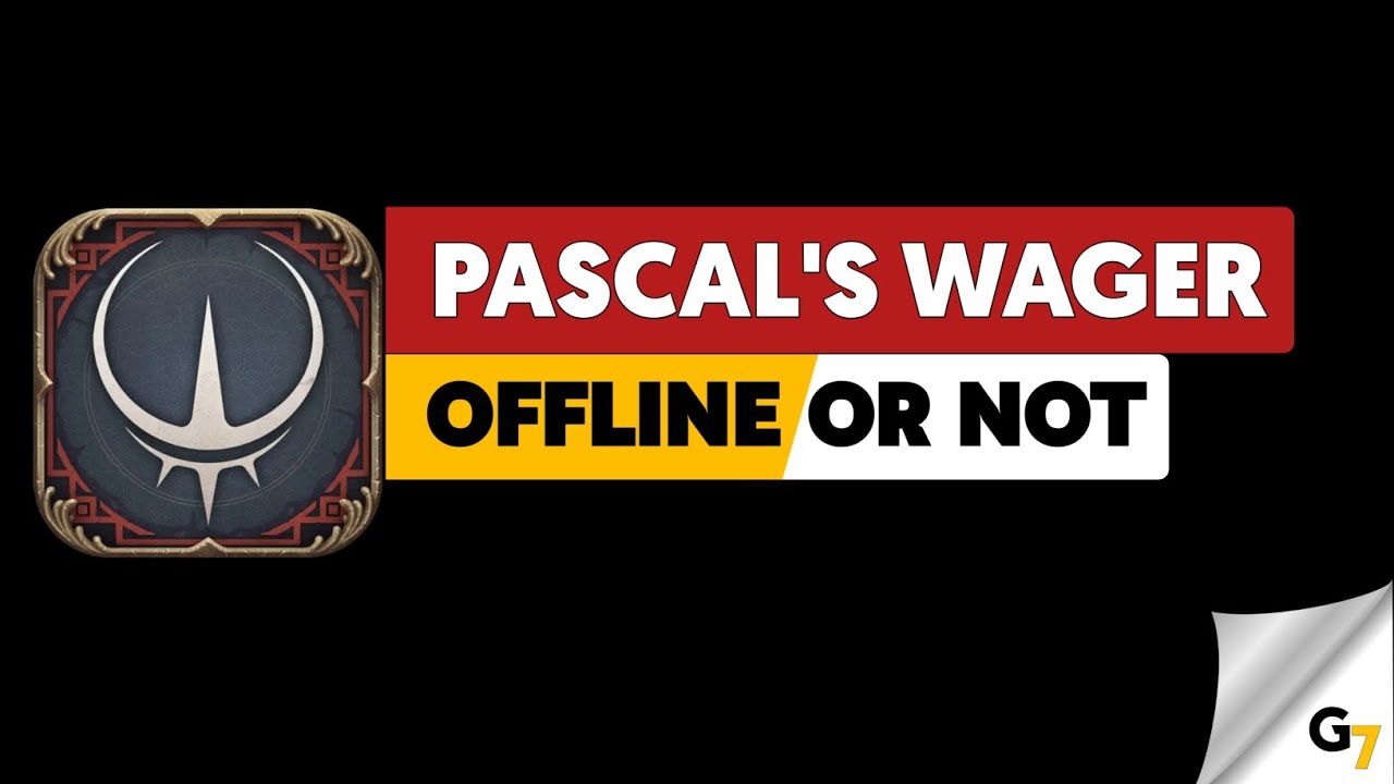 Pascal's Wager game offline or online ?