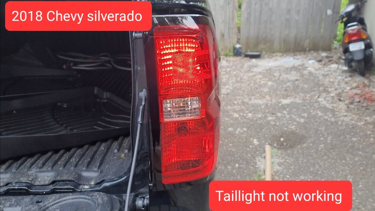 2014-2018 Silverado Right Tail Light not working