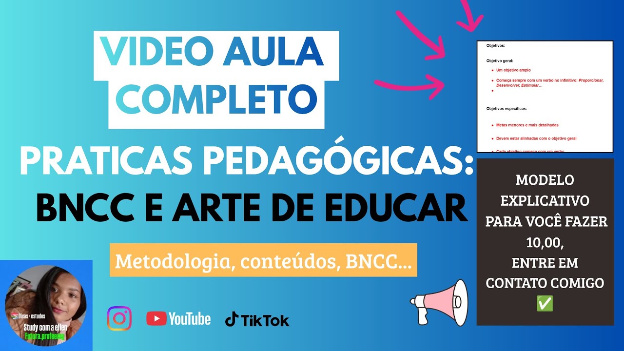 Video aula completa do portfólio acadêmico: BNCC e arte de educar do curso de Pedagogia Ead✅️✅️📚