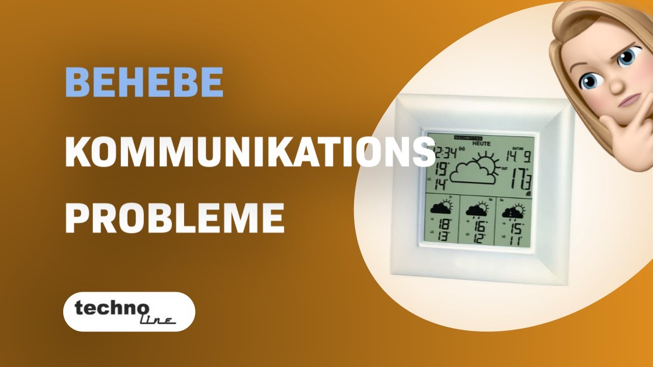 Wie behebt man Kommunikationsprobleme bei der Techno Line WD 4000 Wetterstation