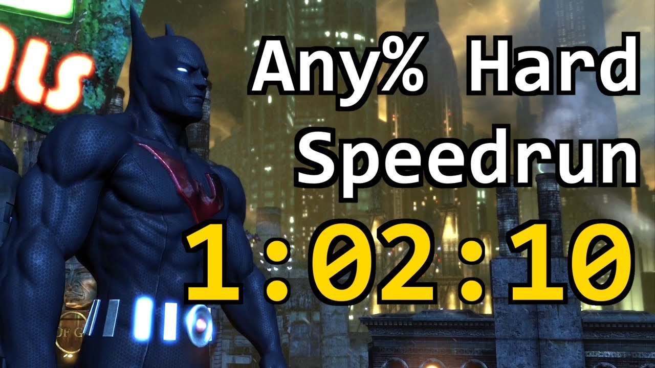 Batman: Arkham City Speedrun (Any%, Hard) in 1:02:10 [obsolete]