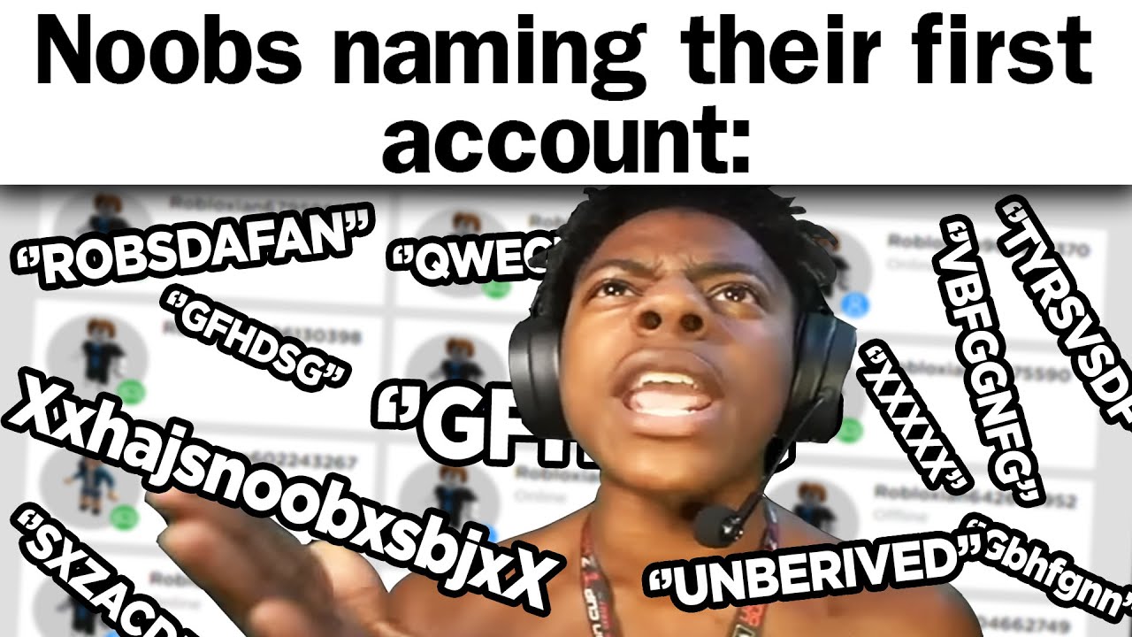 Нубы Roblox выбирают имя пользователя...