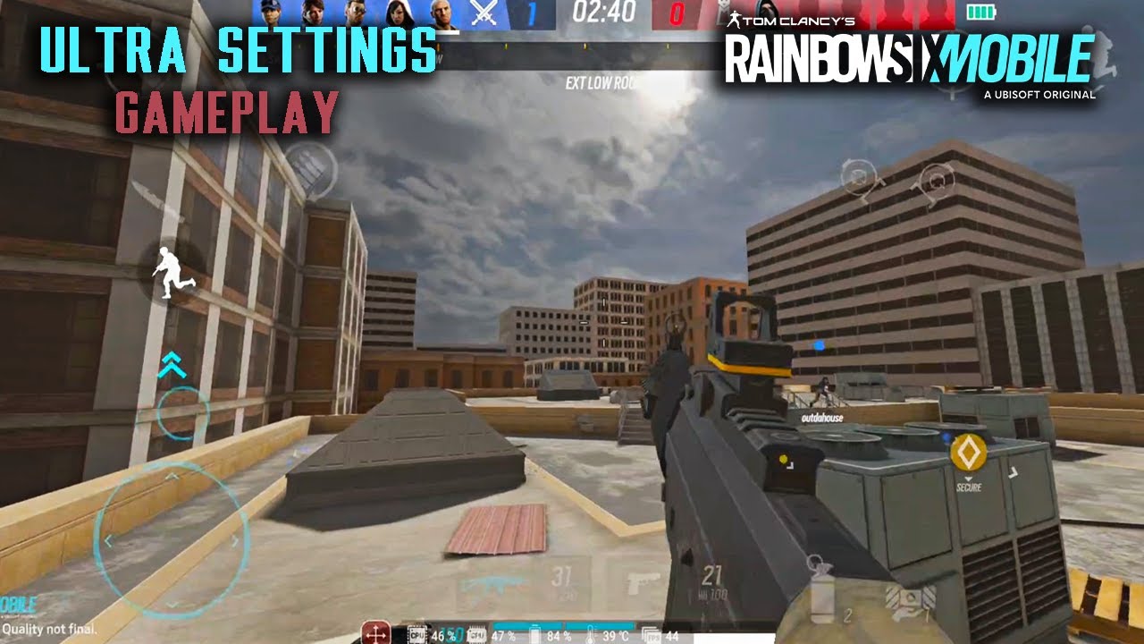 Rainbow Six Mobile Ultra Settings - Asus ROG Phone 2 Gameplay