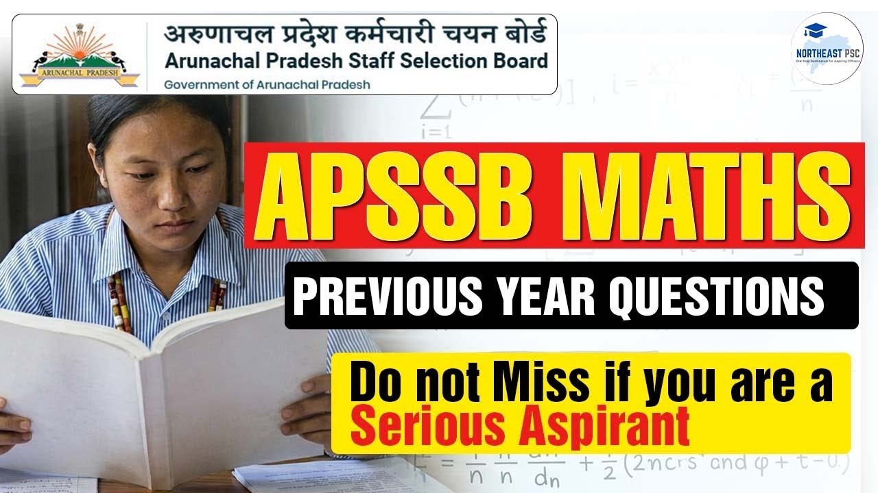 APSSB Maths Previous Year Questions| p7I Important APSSB CGL I CHSL I CSL Exams