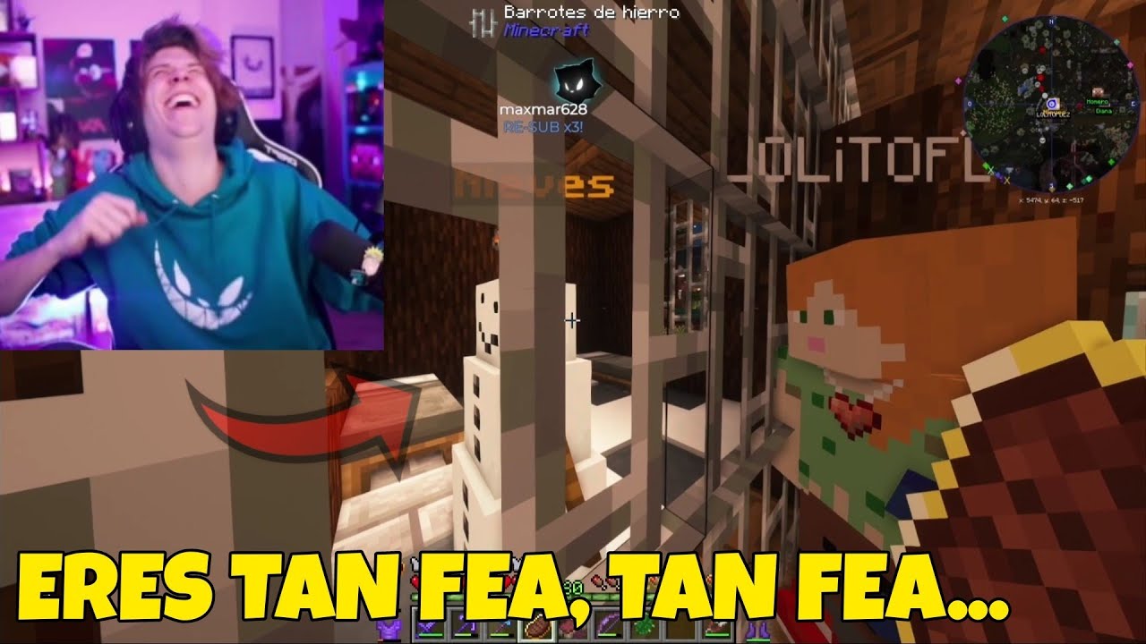 Rubius y Lolito INSULTAN a NIEVES durante 10 minutos seguidos | Karmaland 5