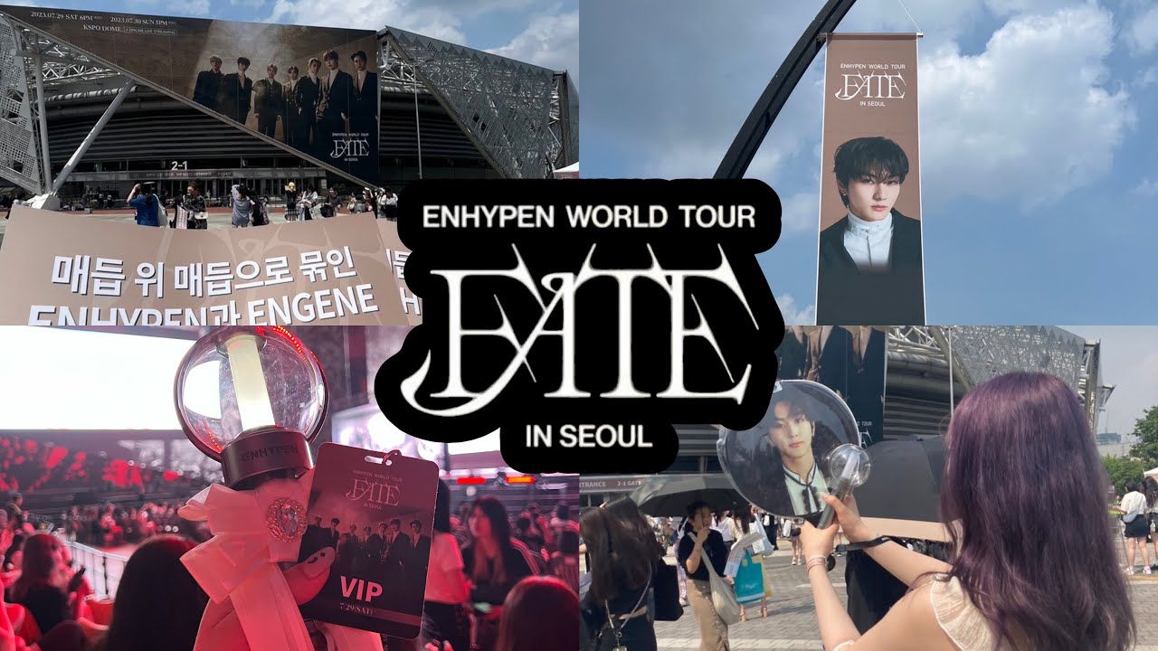 【Vlog🇰🇷】ENHYPENのソウルコン行ってきたよ‼️in KSPO DOME ┊︎FATE┊︎韓国旅行┊︎渡韓┊︎
