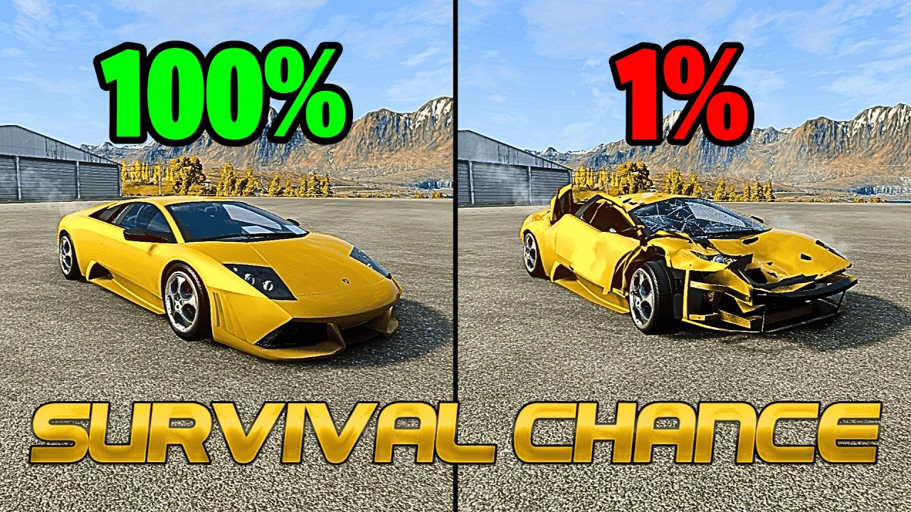 Realistic Survival Chance Crashes #247 | BeamNG.drive