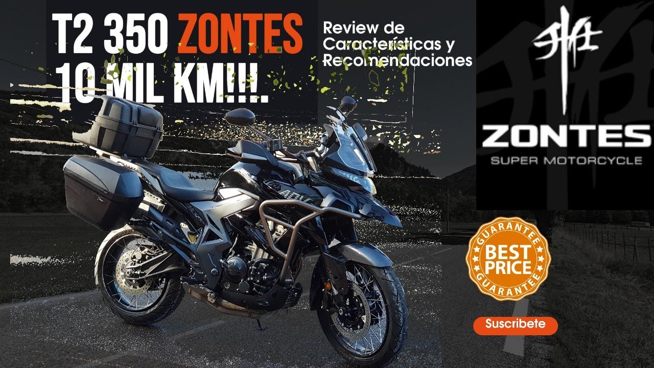 Zontes T2 350, Llegó a los 10 mil Km! Cero Fallas. Review de Características