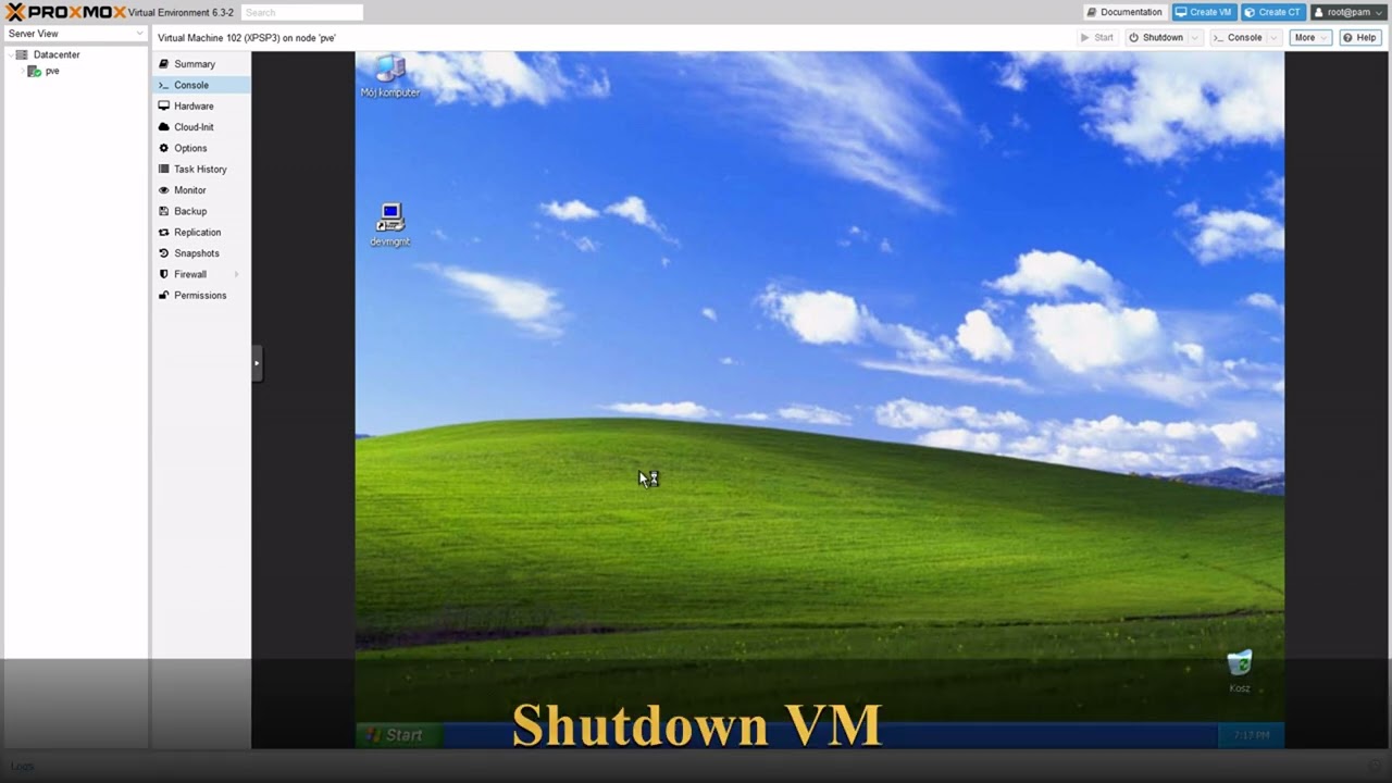 Proxmox: How to install VirtIO drivers for Windows XP