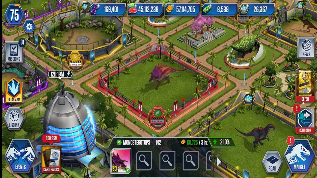 🦖 Jurassic World The Game | EP 371 | Legendary Hunt & Pack Opening 🎁🔥