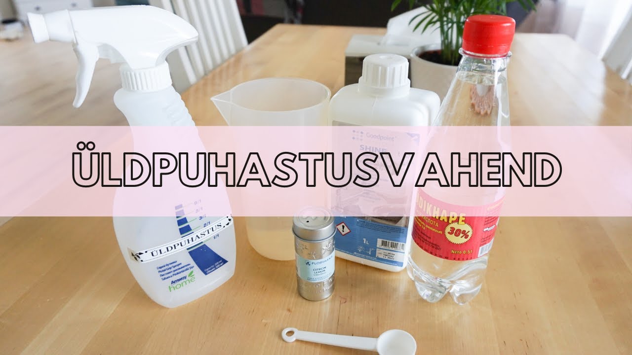Tee ise: Üldpuhastusvahend