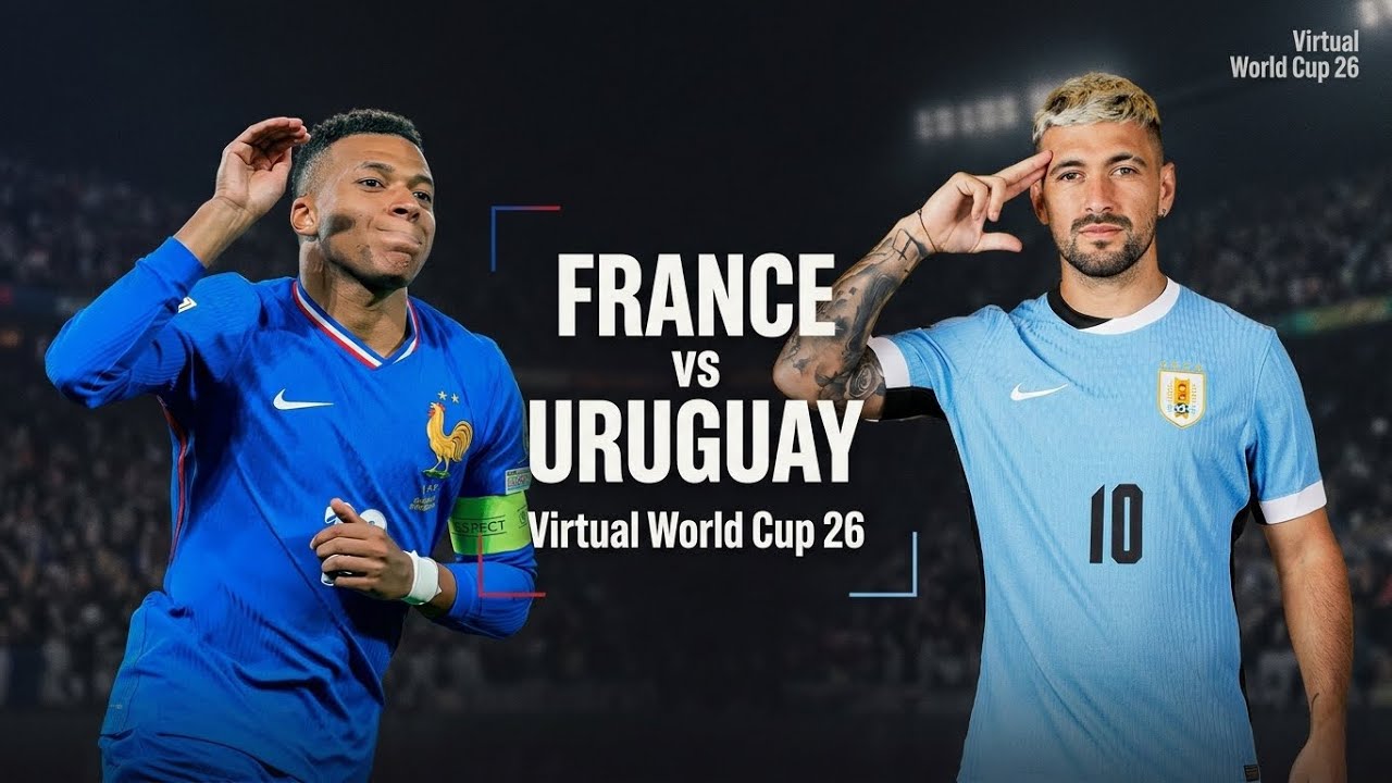 Virtual World Cup 26 – France vs Uruguay | Group Stage Match