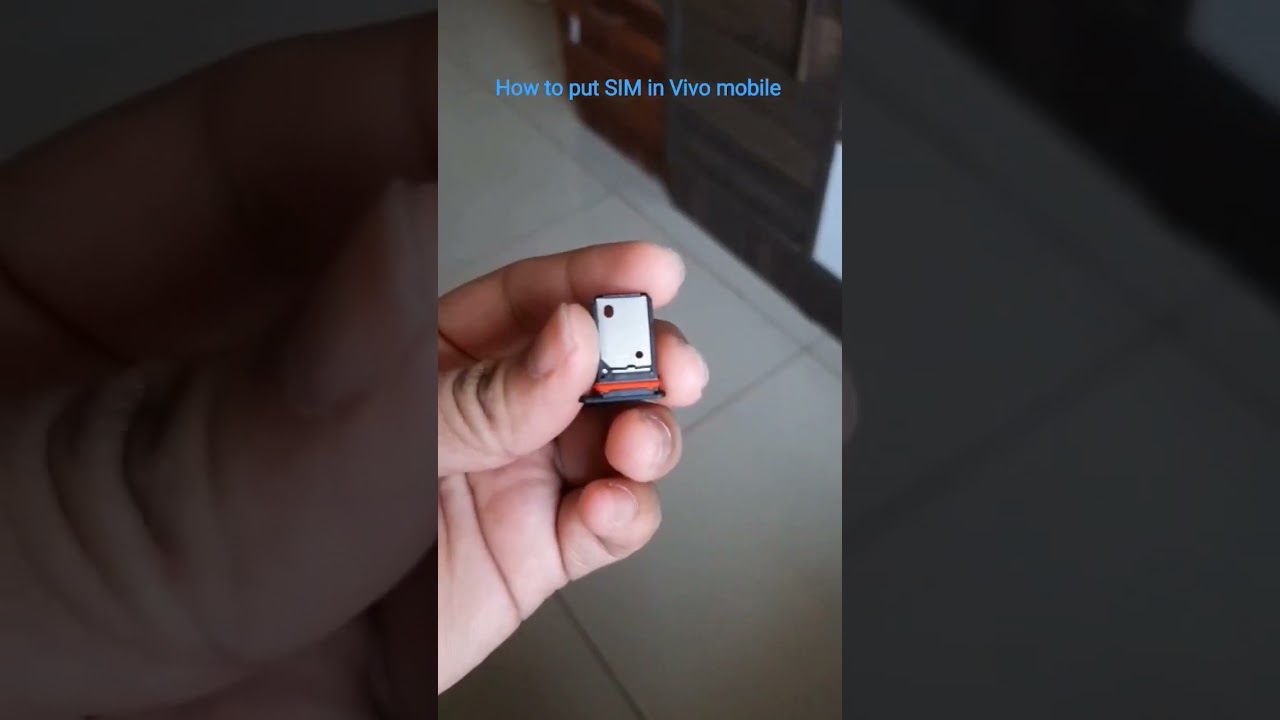 How to insert a sim card in vivo mobile#Vivo phone