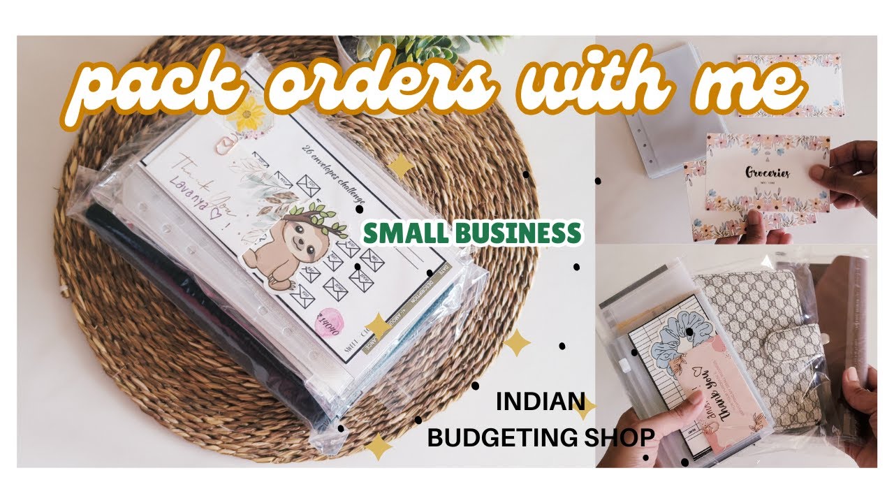 ✨PACKING ORDERS✨ I INDIAN SHOP * SIDE HUSTLE I CASH BINDERS I JULY 2025