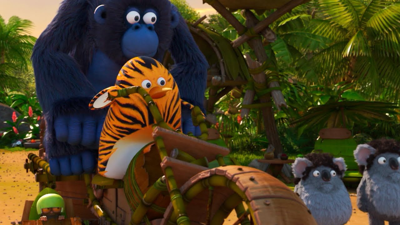 Jungle Bunch🌋The Jungle Bunch Behind The Wheel | Fun cartoons for kids | WOW CLUB