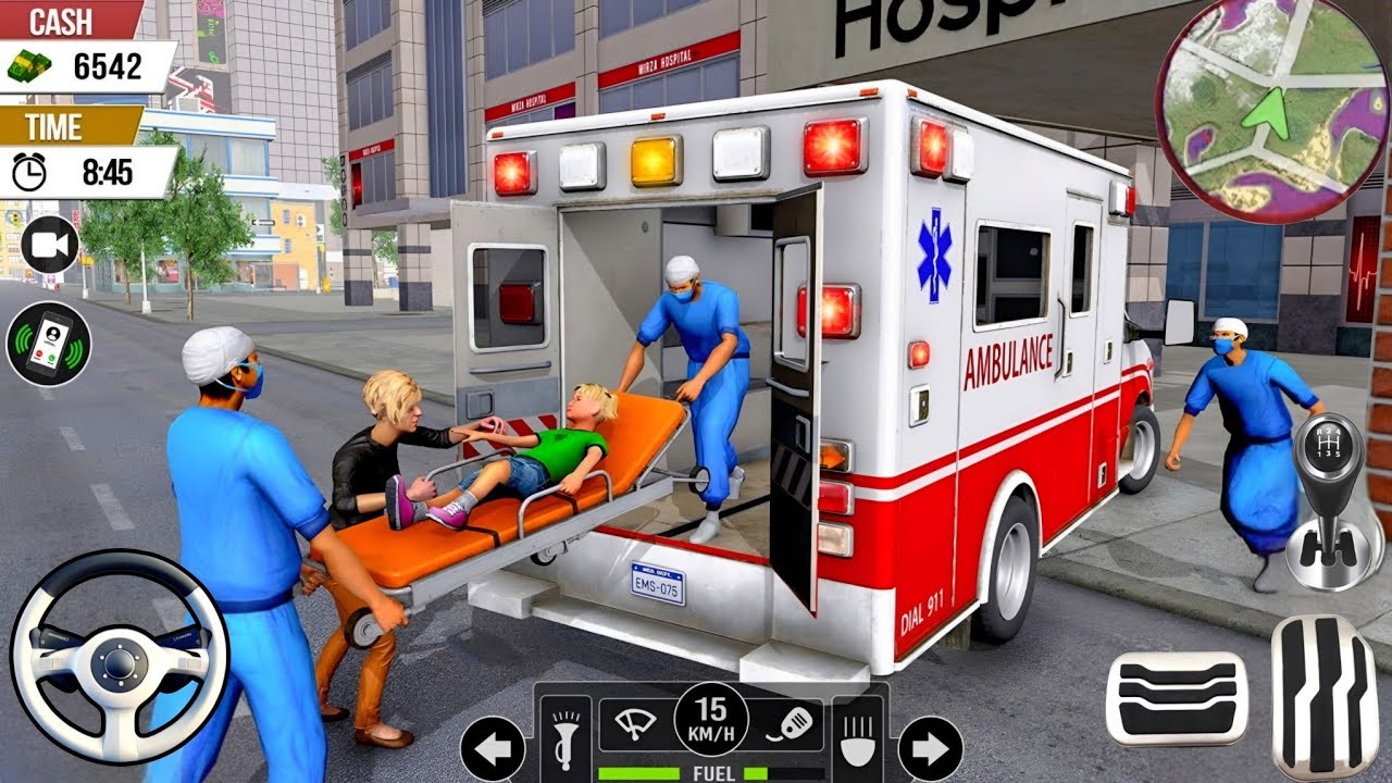 Ambulance City Rescue Simulator 3D | 911 Emergency Ambulance Driving Simulator | Android Game play 