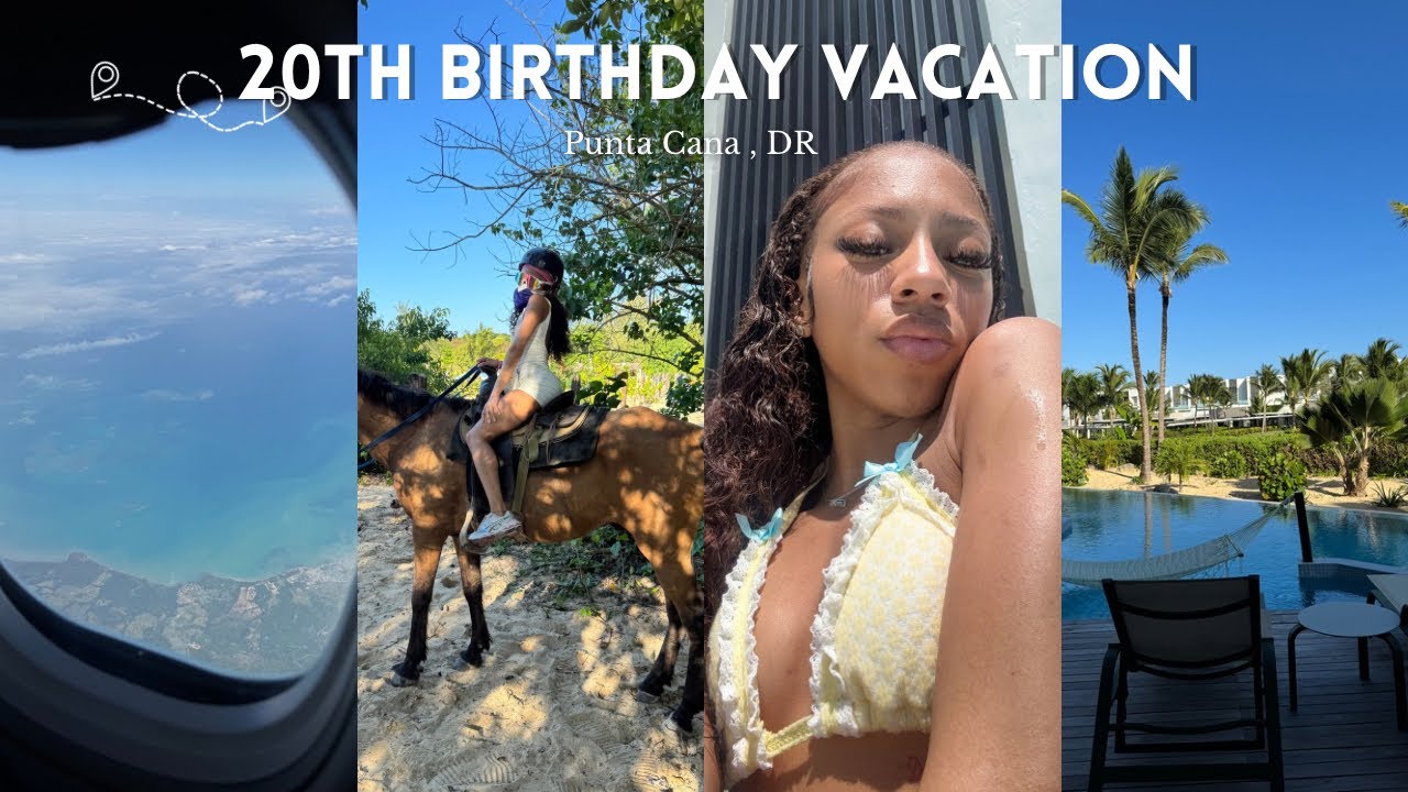 TRAVEL VLOG: 20TH BIRTHDAY IN PUNTA CANA |Beachfront , horseback riding, Luxury resort , Atvs + more