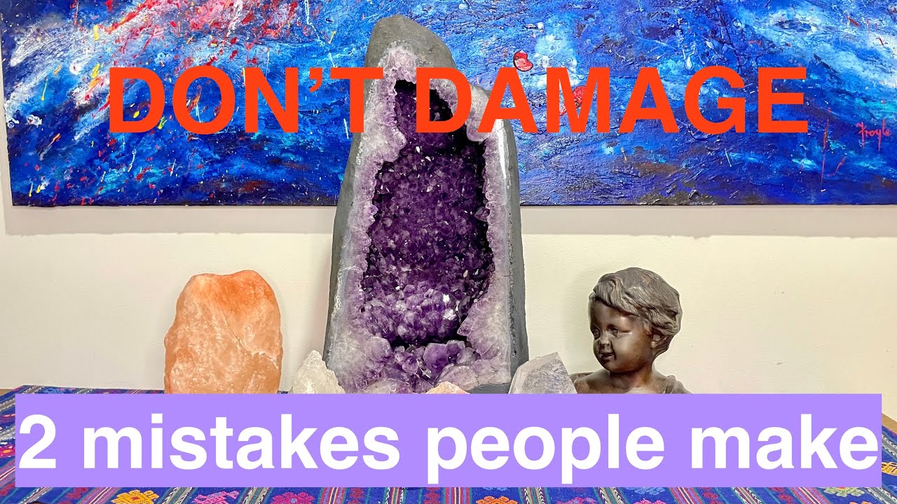 DON'T do this to an Amethyst Cave! Nor to most crystals!