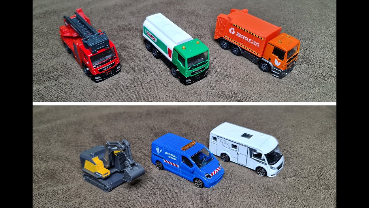 #1 Majorette MAN, Renault, Hymer, Volvo