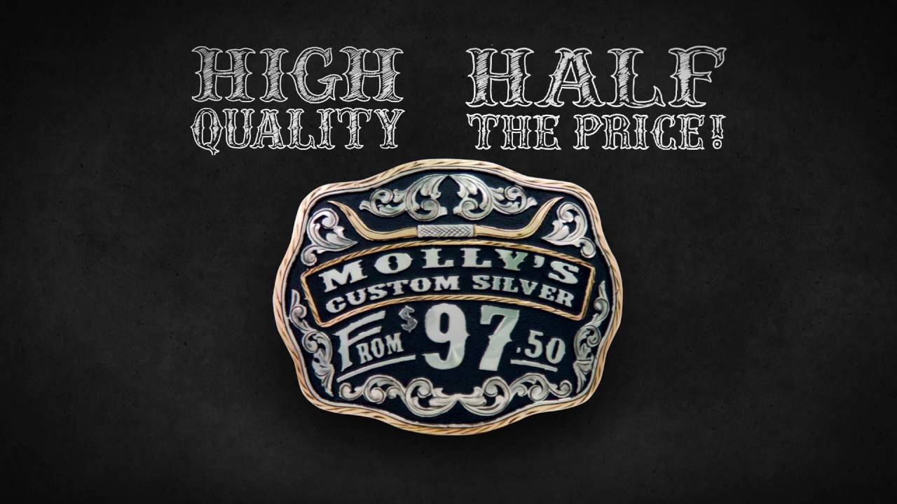 Molly's Custom Silver Steer Wrestling