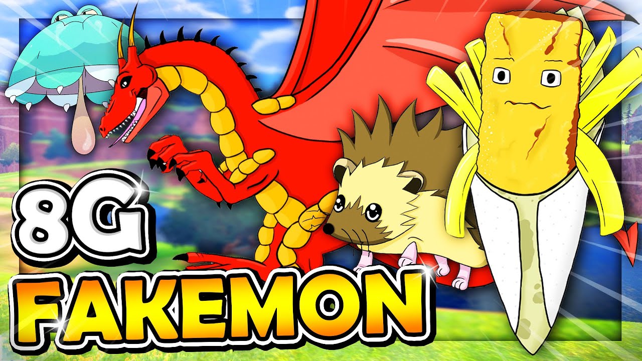 9 FAKEMON qui auraient pu être des Pokémon de la 8G✨(venez juger mes dessins)