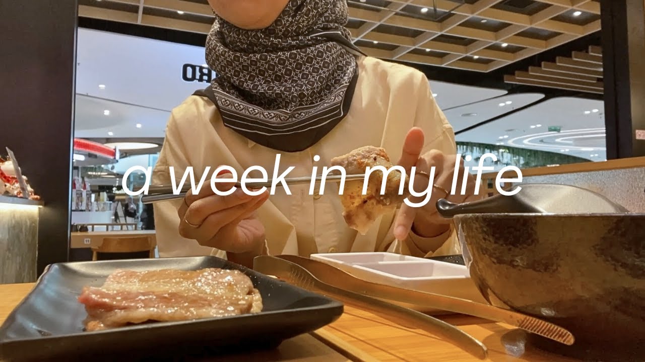 (somewhat) productive week in my life