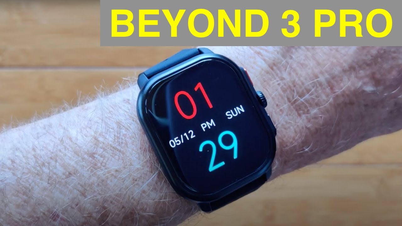 ZEBLAZE Beyond 3 PRO GPS Apple Watch Shaped AMOLED Always-On BT Call Smartwatch: Unbox & 1st Look
