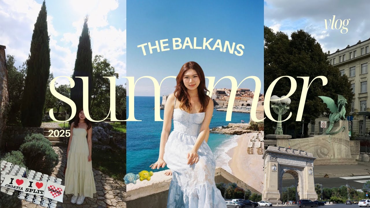 The Balkans Summer Vlog ! 🦢✨ (I crossed 7 countries in 2 weeks)