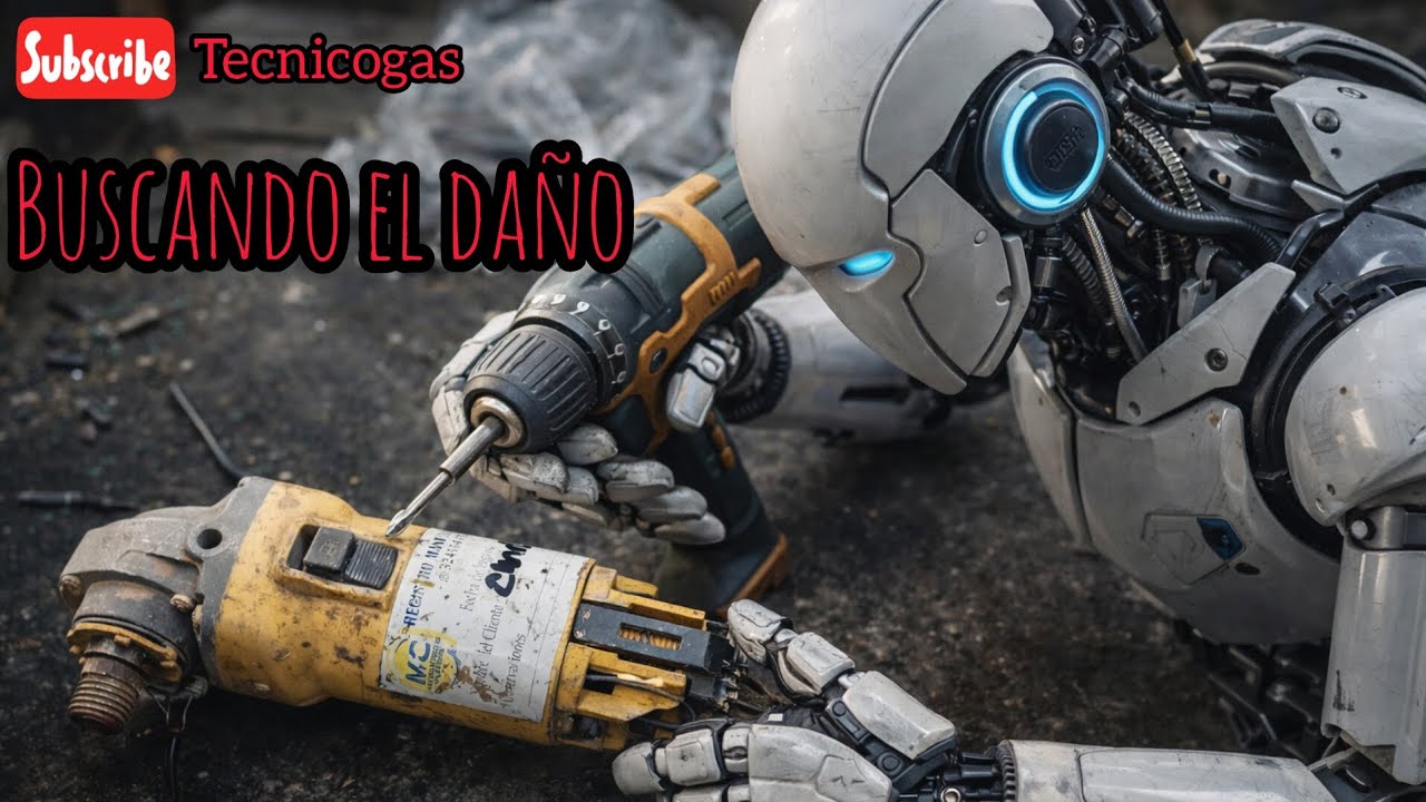 Buscando el daño en la pulidora DeWalt 