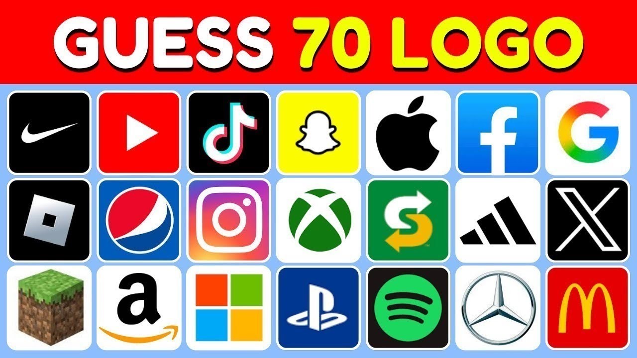 Guess the Logo in 5 Seconds | 70 Famous Logos | Logo Quiz 2026