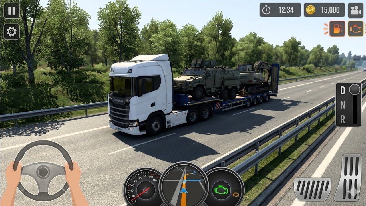 American Truck Cargo Games 3D Game Simulator Android Gameplay