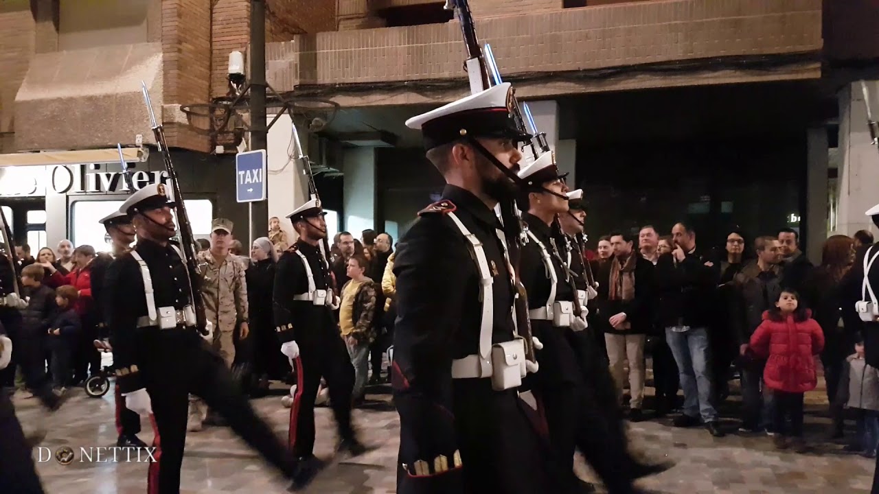 Piquete de Infantería de Marina 2018. Semana Santa de Cartagena.