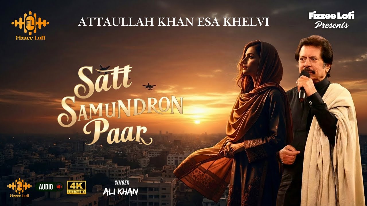 Satt Samundaron Paar (Lofi Remake) - Ali Khan | Attaullah Khan Esakhelvi Tribute