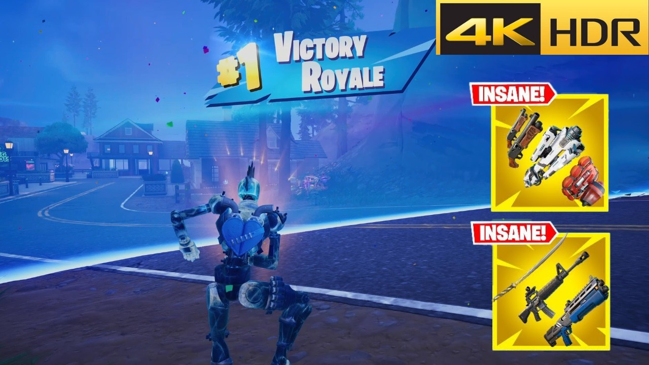 Fortnite Battle Royale ( Zero Build) 4k 60fps gameplay (Fortnite chapter 7 )