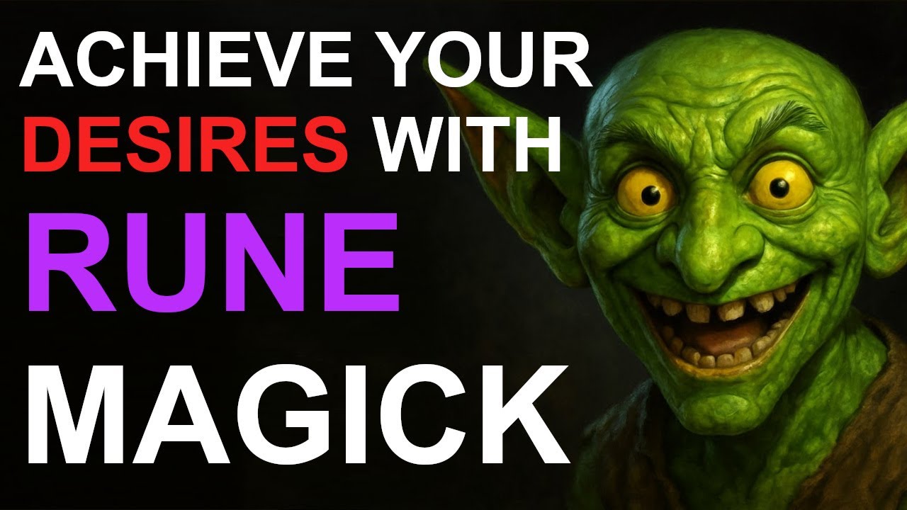 How to achieve your desires with rune magick? Simple blueprint 