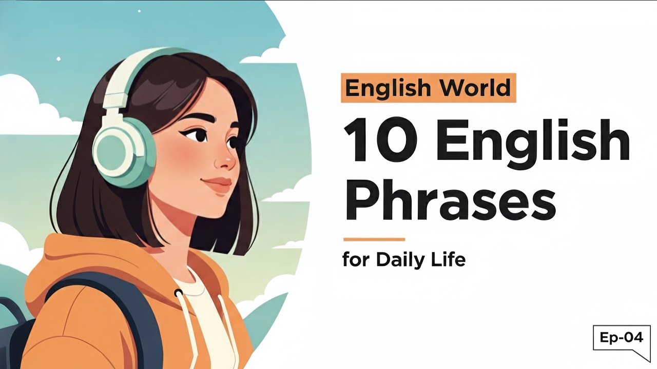 10 Simple English Phrases for Daily Life | Slow & Easy English Listening