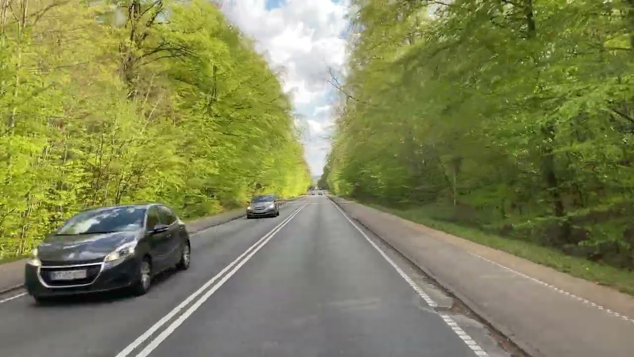 Driving In Denmark 🇩🇰, Hilsengør City,  Hornbæk city, North Sjælland, Road Trip, 4K, UHD, 60fps