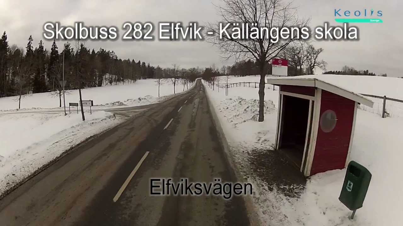 (Skol)Buss 282 Elfvik - Källängensskolan