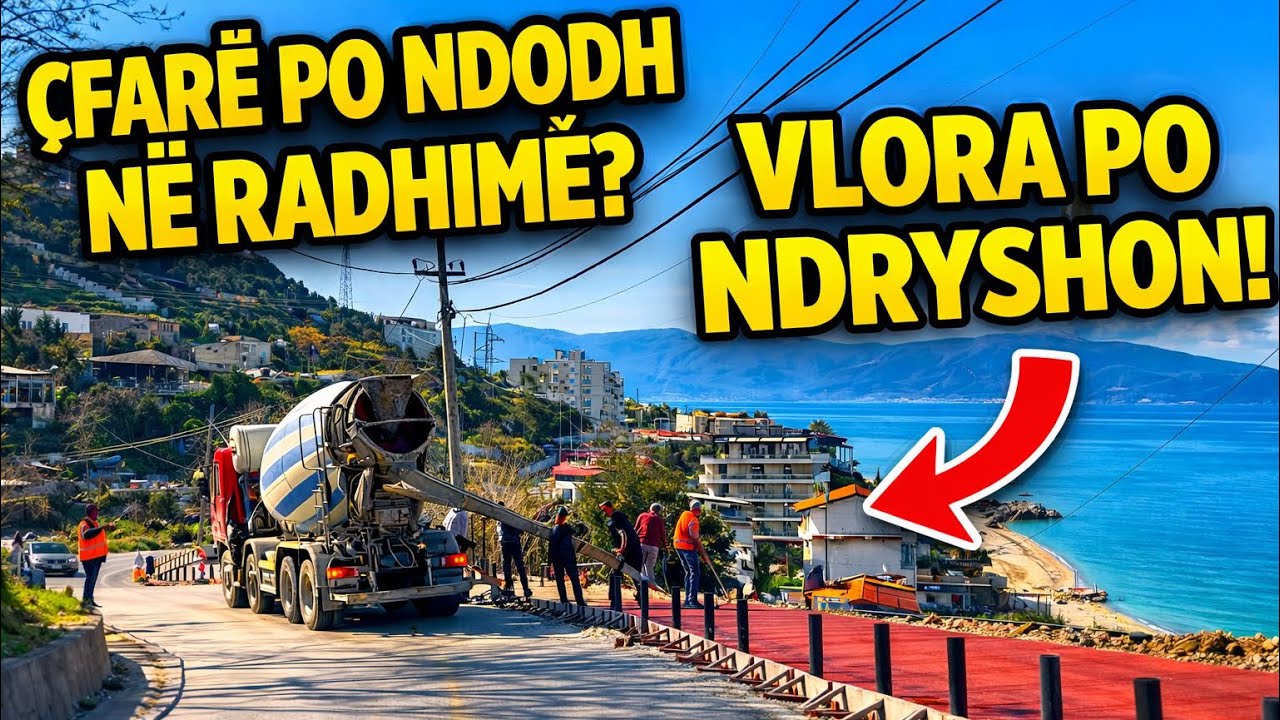 🔥 Lungomare 3 në punë! Vlora – Radhimë – Orikum sot: ja në çfarë faze janë punimet😱