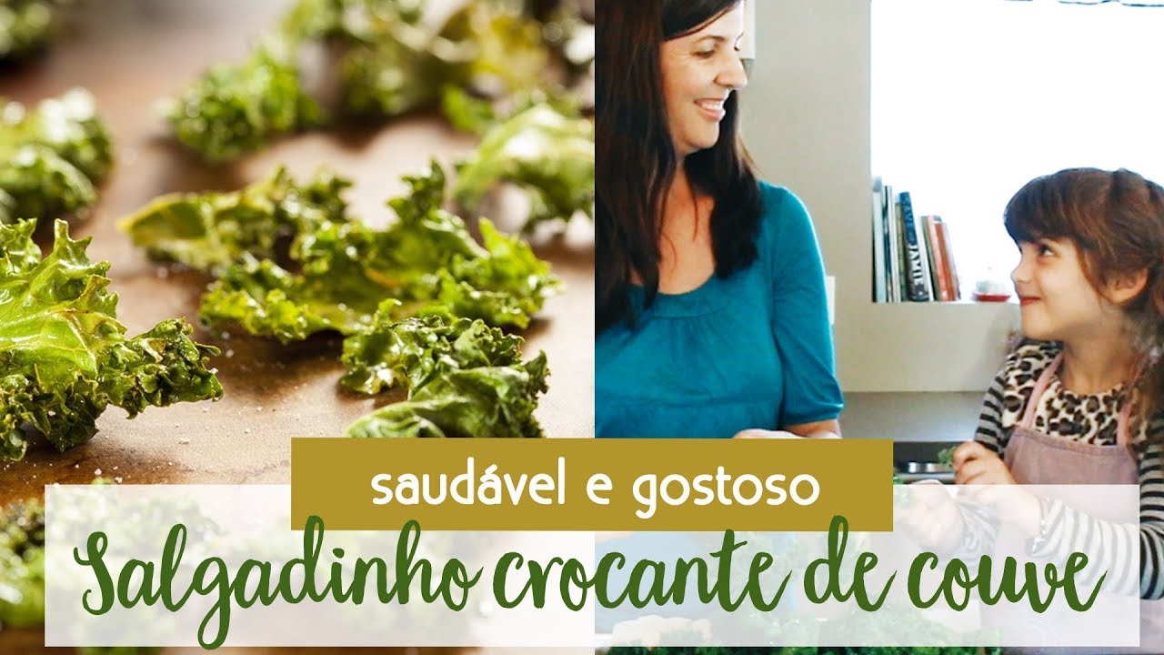 O melhor salgadinho do mundo: chips de couve! | Kale Chips | Cozinha da Lu #03  • Lu Azevedo