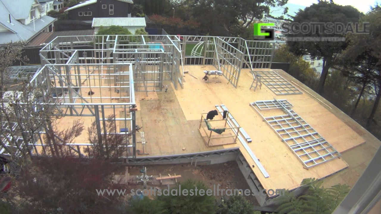 Light Gauge Steel Frame House Erection
