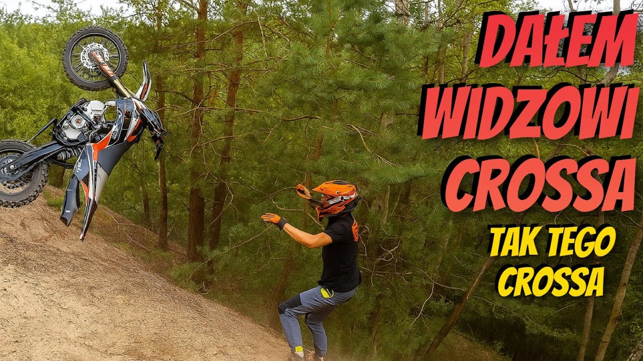 Wpadł do nas Widz pojeździć i daliśmy mu crossa / Testowanie wytrzymałości naszej MRF - KTM