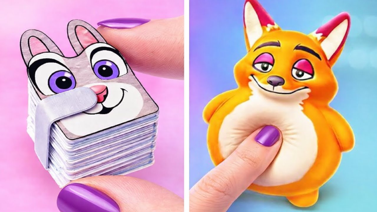 Секрет мягкого животика Ника 🤩🦊 Эпичное бумажное DIY приключение!