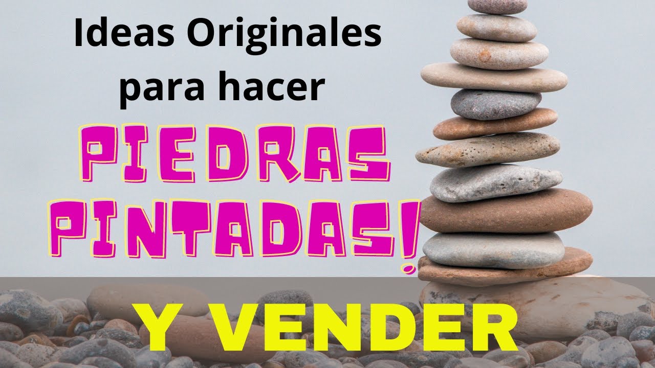 Artesanías con Piedras Pintadas - Para vender en Etsy + TUTORIAL